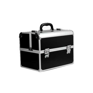 Luxe aluminium koffer - zwart